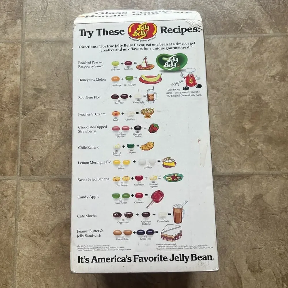 Vtg 90s Jelly Belly Bean Machine Dispenser Metal Coin Bank Retro Nostalgic Candy